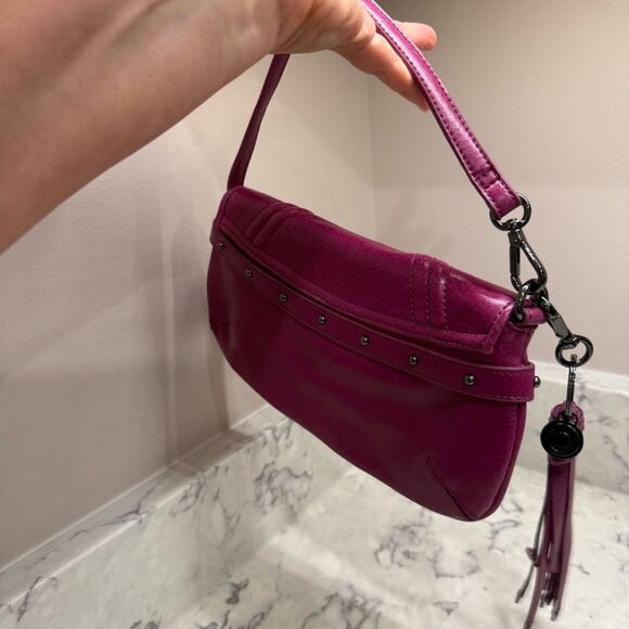 Botkier Elegant magenta studs ring mini bag clutch Handbag - Picture 8 of 16